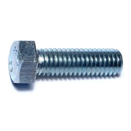 3/8-16 X 1-1/4 Zinc Plated Grade 2 Coarse Thread Hex Bolts