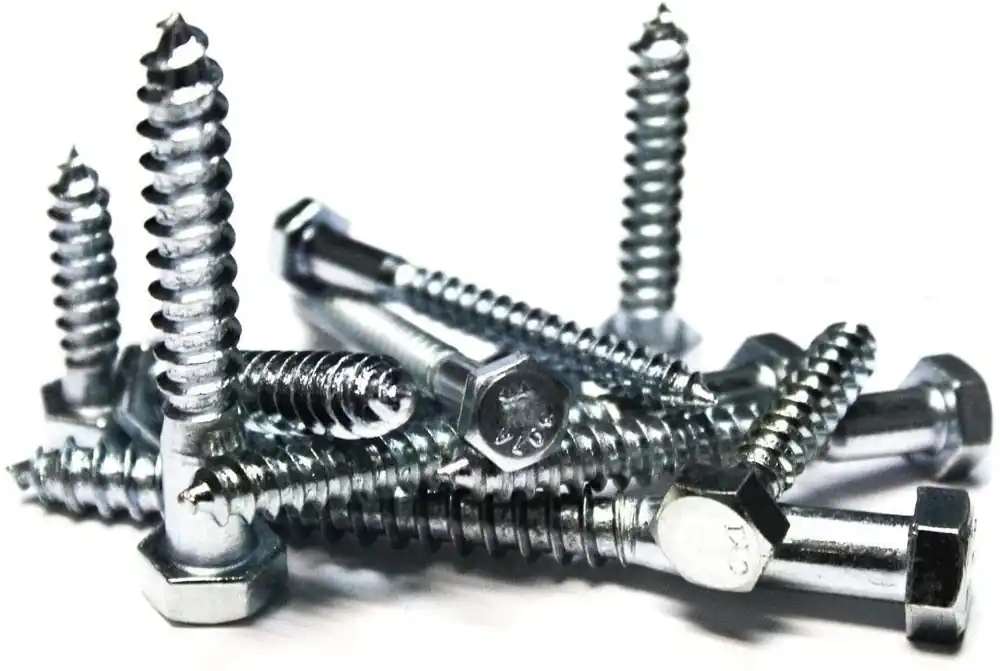 3/8"-16 X 4-1/2" Zinc Plated Grade 2 / A307 Steel Coarse Thread Hex Bolts Hbhs-272