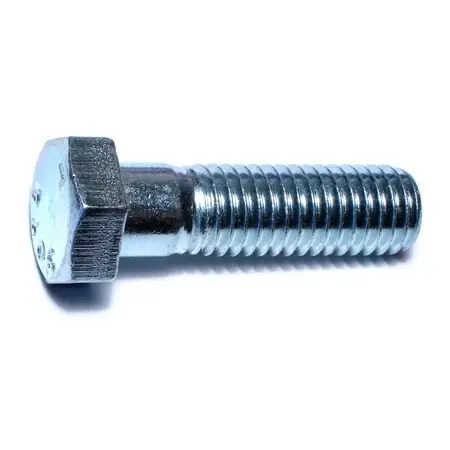 1/2-13 X 1-3/4 Zinc Plated Grade 2 Coarse Thread Hex Bolts