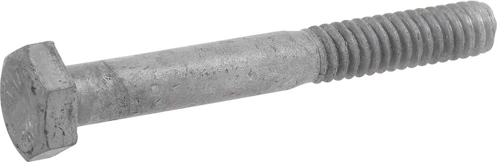 1/2"-13 X 8" Zinc Plated Grade 2 / A307 Steel Coarse Thread Hex Bolts