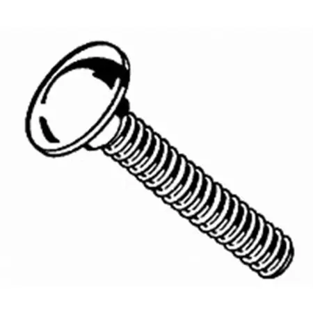 1/4-20 X 1-1/4 Zinc Carriage Bolts - Durable Fasteners For Various Applications