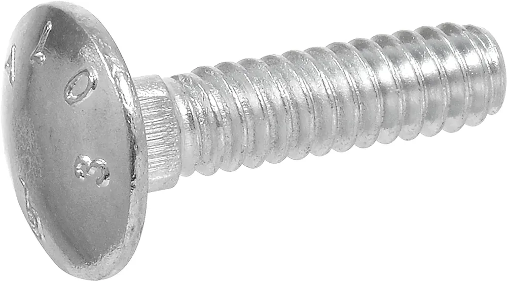 Midwest Fastener 19541347 Carriage Bolt 1/2 -13 (unc) X 5-1/2 - Zinc Grade 2 Steel 25pk