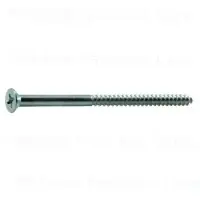 12 X 4 Zinc Phillips Flat Wood Screws - Durable And Versatile Fasteners
