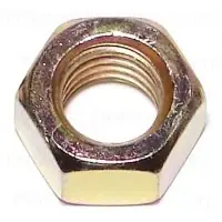 1/2-13 Yellow Zinc Grade 8 Coarse Hex Nuts - Durable Steel Fasteners