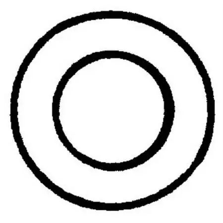3/8 Inch Zinc Coated Sae Flat Washers - Box Of 100