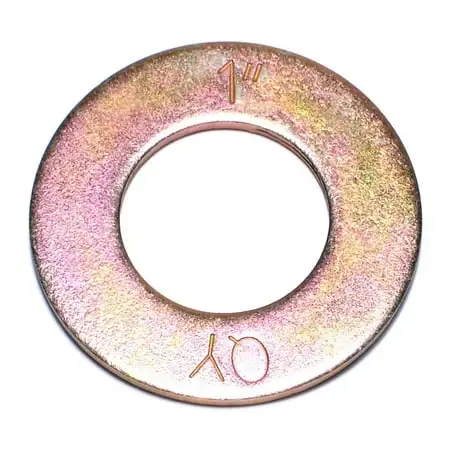 1 X 1-1/16 X 2 Zinc Grade 8 Sae Flat Washers Flwsrs-120 (5 Pcs)