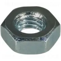 3 Millimeter - 0.50 Zinc Hex Nuts For Secure Fastening