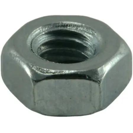 4 Mm-0.70 Zinc Hex Nuts - 100 Count Box