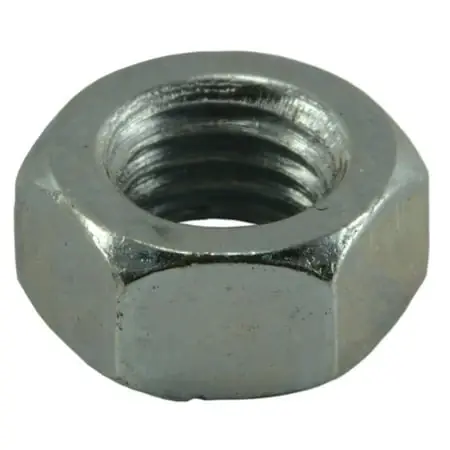 7 Mm-1.00 Zinc Plated Class 8 Steel Coarse Thread Hex Nuts