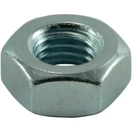 8 Mm-1.25 Zinc Hex Nuts - Durable Fasteners For Various Applications