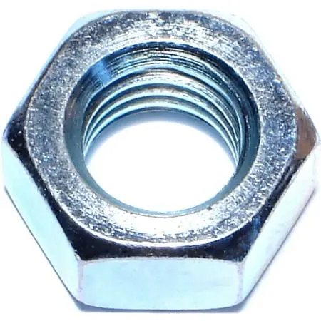 14 Mm Zinc Hex Nuts - Metric Size 2.00, Box Of 25