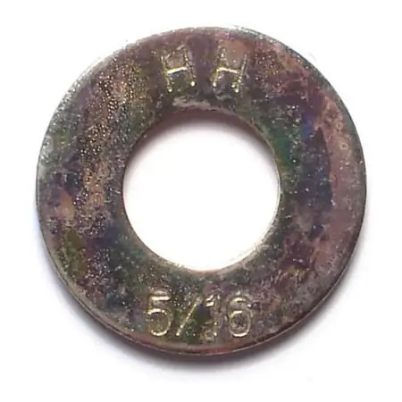 5/16 X 3/8 X 7/8 Zinc Plated Grade 8 Uss Flat Washers - Durable Steel Construction