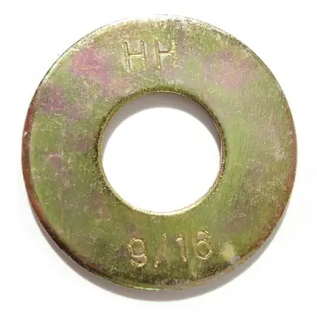 9/16 X 5/8 X 1-1/2 Zinc Plated Grade 8 Uss Flat Washers