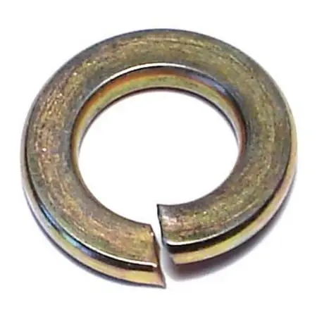 3/8 X 11/16 Yellow Zinc Plated Grade 8 Split Lock Washers Lkwsrs-122