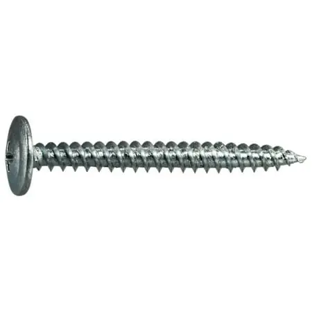 8-18 X 1-5/8 Zinc Plated Steel Self-piercing Lath Screws - 100 Count