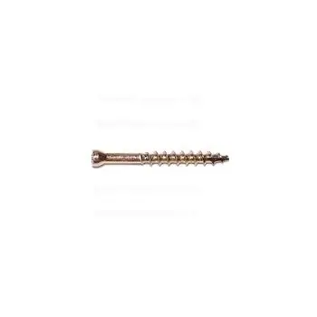 8 X 1-5/8 Yellow Zinc Saberdrive Trim Screws - 1 Lb