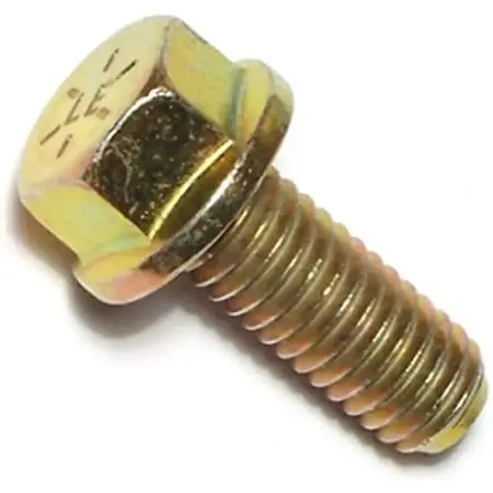 Grade 8 Coarse Hex Flange Bolts 3/8-16 X 1, 50 Pieces