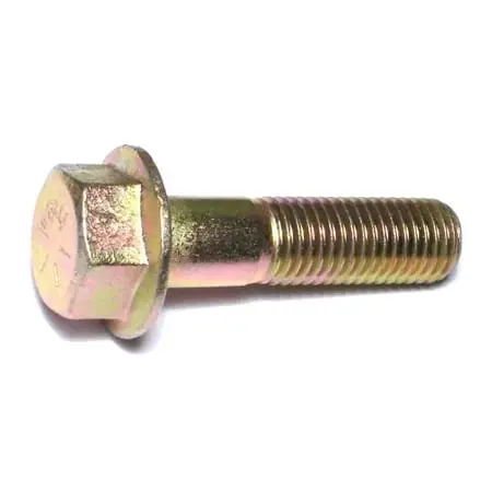 3/4-10 X 3 Yellow Zinc Grade 8 Coarse Hex Flange Bolts
