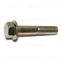 3/4-10 X 4 Yellow Zinc Grade 8 Coarse Hex Flange Bolts - Heavy Duty Fasteners