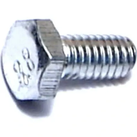 4mm-0.70 X 8mm Zinc Class 8.8 Coarse Hex Cap Screws - 50 Count