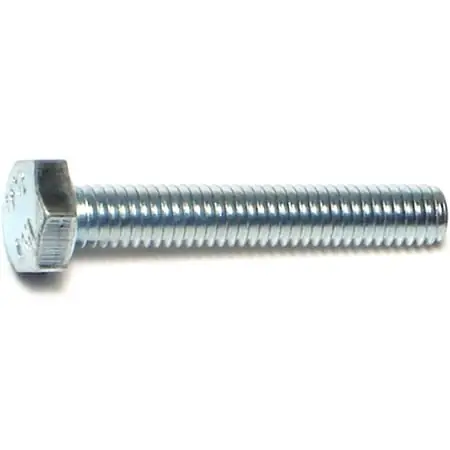 4mm-0.70 X 25mm Zinc Class 8.8 Coarse Hex Cap Screws - 50 Count