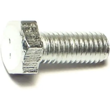 5mm-0.80 X 12mm Zinc Class 8.8 Coarse Hex Cap Screws - 50 Count