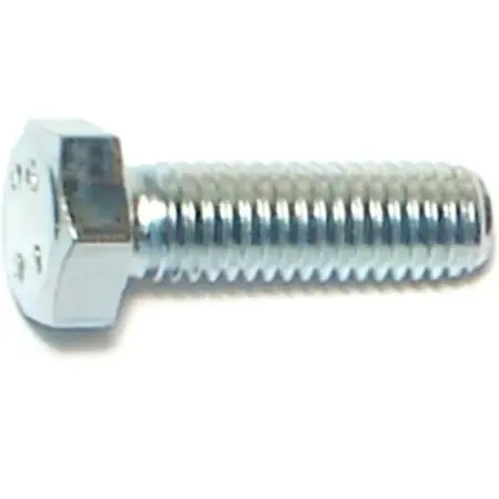 5mm-0.80 X 16mm Zinc Class 8.8 Coarse Hex Cap Screws - 50 Count