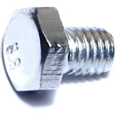 6mm-1.00 X 8mm Zinc Class 8.8 Coarse Hex Cap Screws - 50 Count