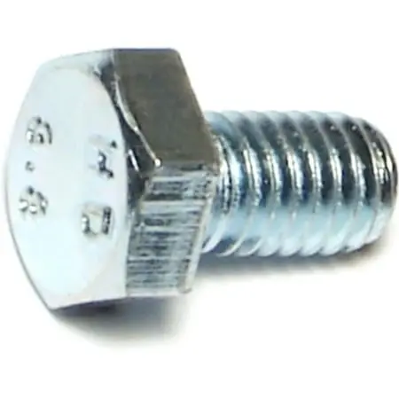 6mm-1.00 X 10mm Zinc Class 8.8 Coarse Hex Cap Screws - 50 Count