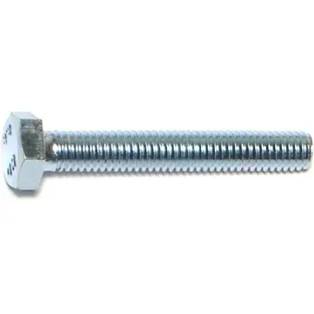 6mm-1.00 X 40mm Zinc Class 8.8 Coarse Hex Cap Screws - 50 Count