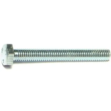 6mm-1.00 X 50mm Zinc Class 8.8 Coarse Hex Cap Screws - 50 Count