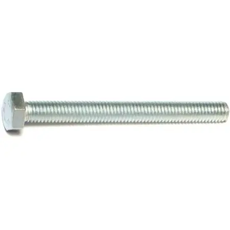 6mm-1.00 X 60mm Zinc Class 8.8 Coarse Hex Cap Screws - 50 Count