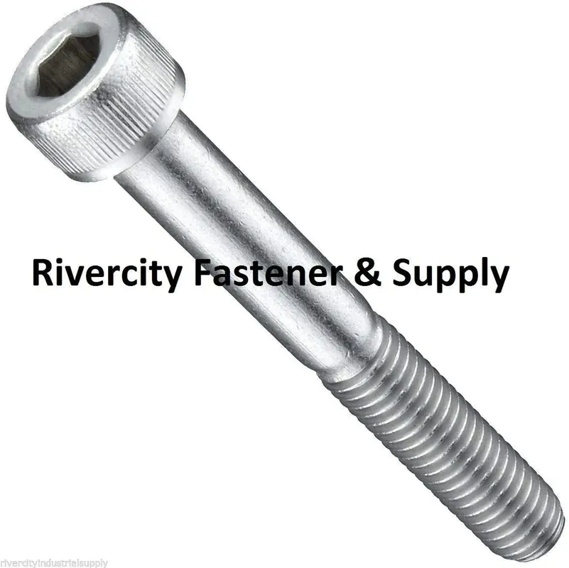 6mm-1.00 X 75mm Zinc Plated Class 8.8 Coarse Hex Cap Screws