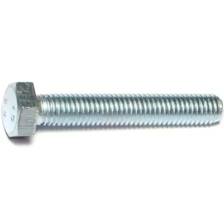 8mm-1.25 X 50mm Zinc Class 8.8 Coarse Hex Cap Screws - 50 Count