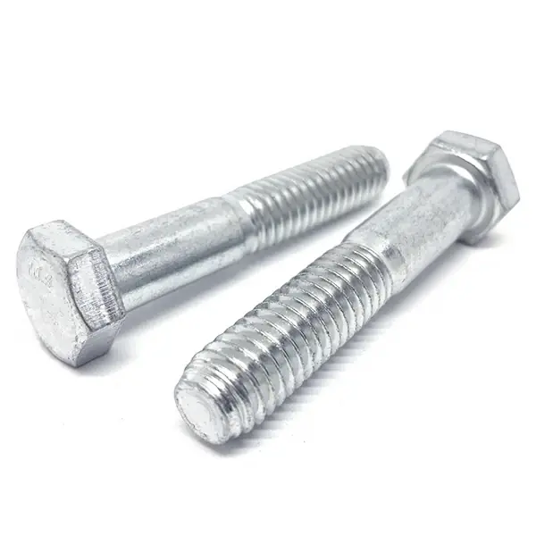 M8-1.25 X 90mm Zinc Clear Class 10.9 Coarse Hex Cap Screws