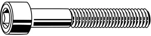 8mm-1.25 X 100mm Zinc Class 8.8 Coarse Hex Cap Screws - 25 Count