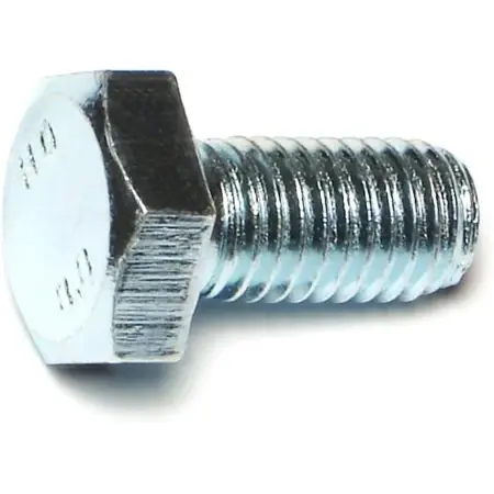 10mm-1.50 X 20mm Zinc Class 8.8 Coarse Hex Cap Screws - 50 Count