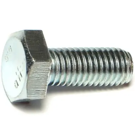10mm-1.50 X 25mm Zinc Class 8.8 Coarse Hex Cap Screws - 50 Count
