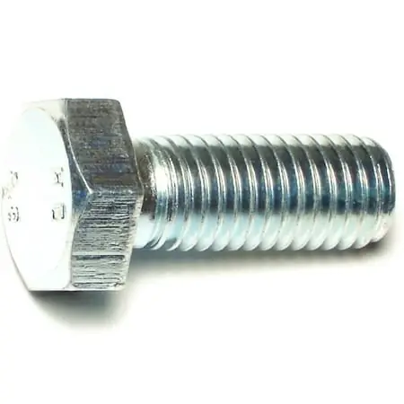 12mm-1.75 X 30mm Zinc Class 8.8 Coarse Hex Cap Screws - 25 Count