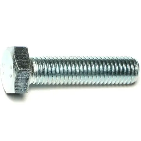 12mm-1.75 X 50mm Zinc Class 8.8 Coarse Hex Cap Screws - 25 Count
