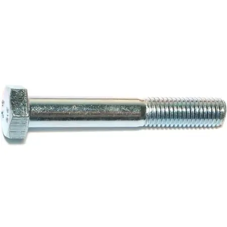 12mm-1.75 X 80mm Zinc Class 8.8 Coarse Hex Cap Screws - 10 Count
