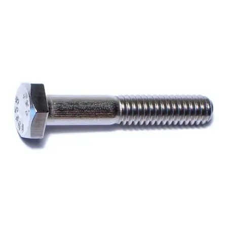 1/4-20 X 1-1/2 Stainless Steel Coarse Hex Cap Screws - 18-8 Grade