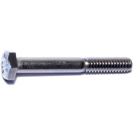 1/4-20 X 2 Stainless Steel Coarse Hex Cap Screws - 50 Count Box