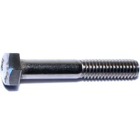 5/16-18 X 2 Stainless Steel Coarse Hex Cap Screws - 50 Count Box