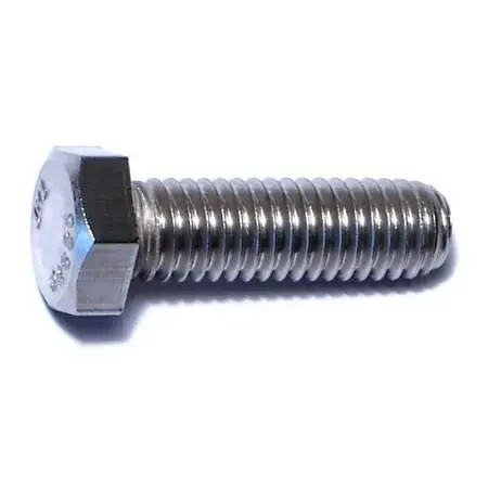 3/8-16 X 1-1/4 Stainless Steel Coarse Hex Cap Screws - 18-8 Grade