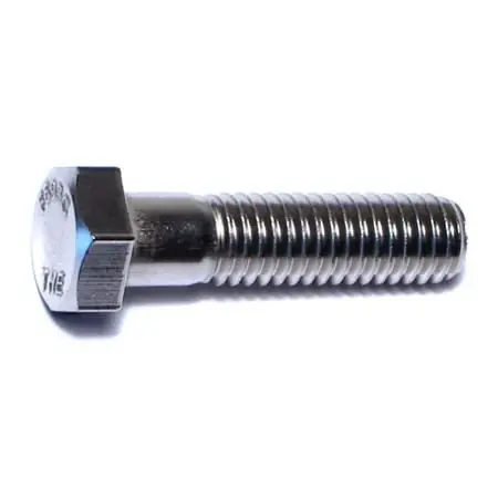 3/8-16 X 1-1/2 Stainless Steel Coarse Hex Cap Screws - 18-8 Grade