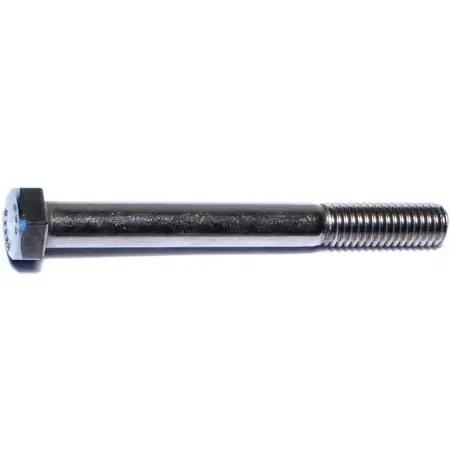 3/8-16 X 3-1/2 Inch Stainless Steel Coarse Hex Cap Screws - 25 Count