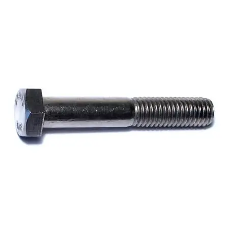 1/2-13 X 3 Stainless Steel Coarse Thread Hex Cap Screws - 18-8 Grade