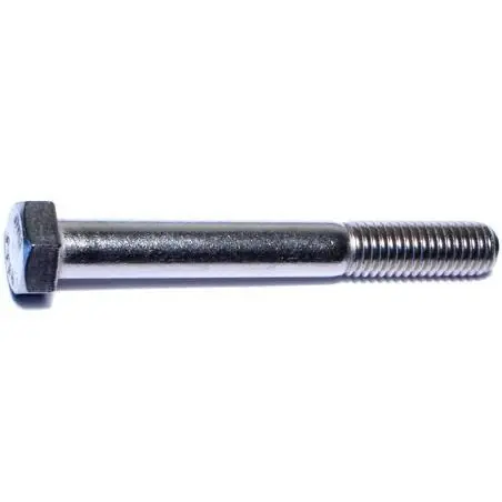 1/2-13 X 4 Stainless Steel Coarse Hex Cap Screws - 10 Count