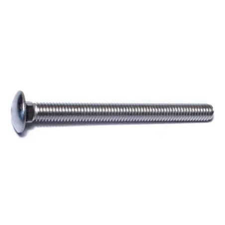 3/8-16 X 4 Stainless Steel Carriage Bolts - 18-8 Coarse Thread
